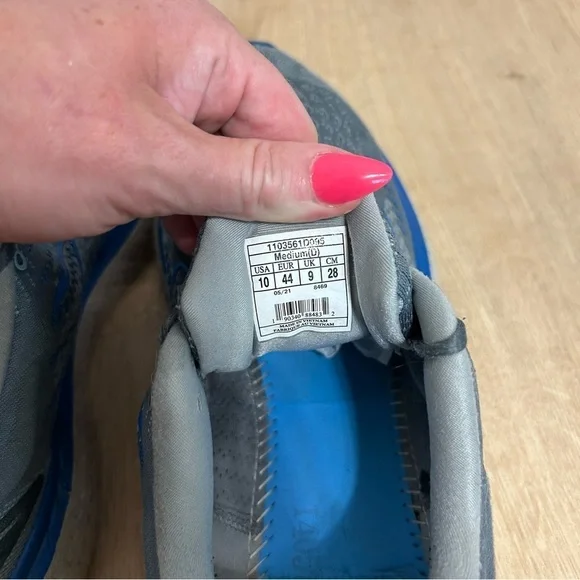 Brooks Glycerin 19 Gray Blue Athletic Running Shoes Sneakers Men’s Size 10 - Picture 7 of 8